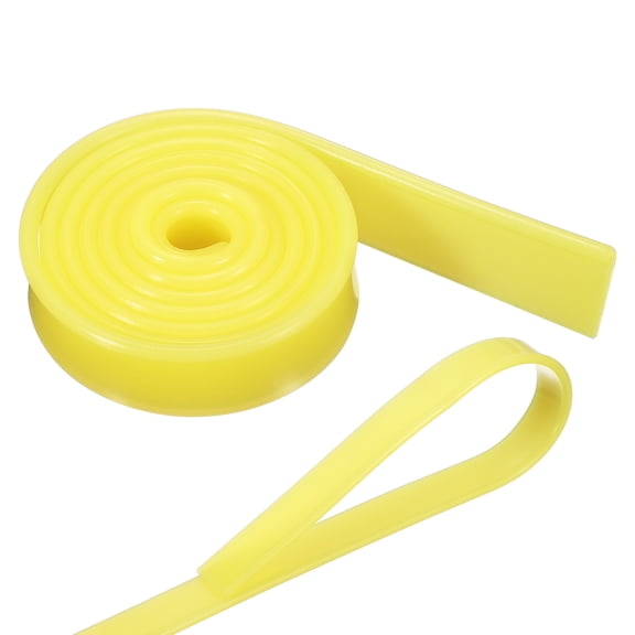 Replacement Rubber Squeegee, 41 Inch Household Silicone Squeegee Blade Refill Durable and Easy to Install for Glass Cleaning, Windows, Shower Doors, Mirror & Car Glass, Yellow