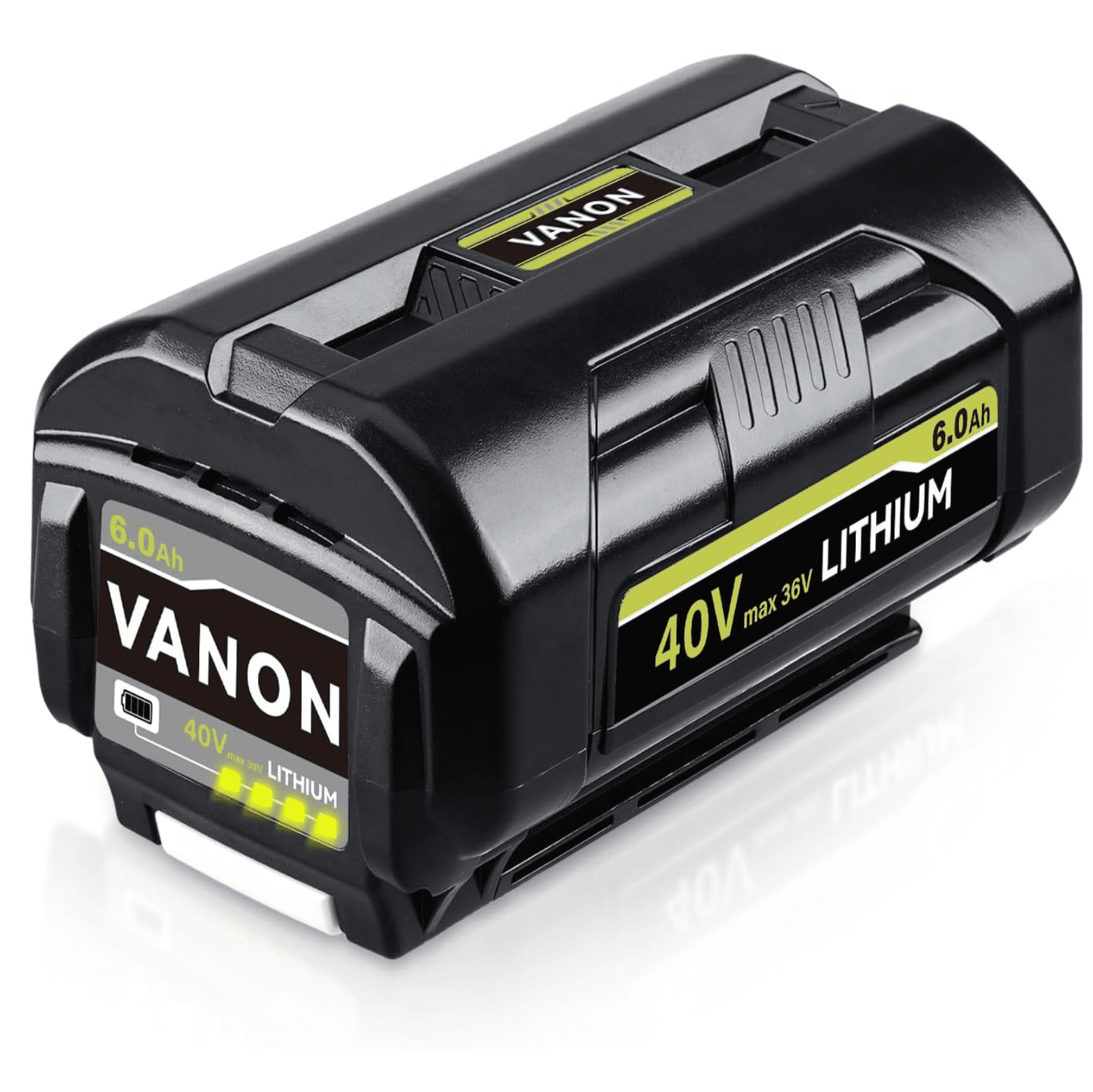 Replacement for Ryobi 40V 6.0Ah Battery Compatible with Ryobi 40 Volt Battery OP4040 OP4026 Cordless Power Tools