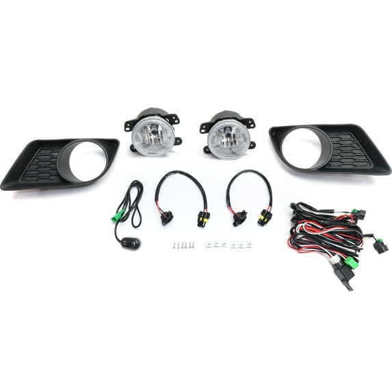 Replacement STYDG1114FL1 Fog Light Compatible with 2011-2015 Dodge Charger Front, Left Driver and Right Passenger With bulb(s)