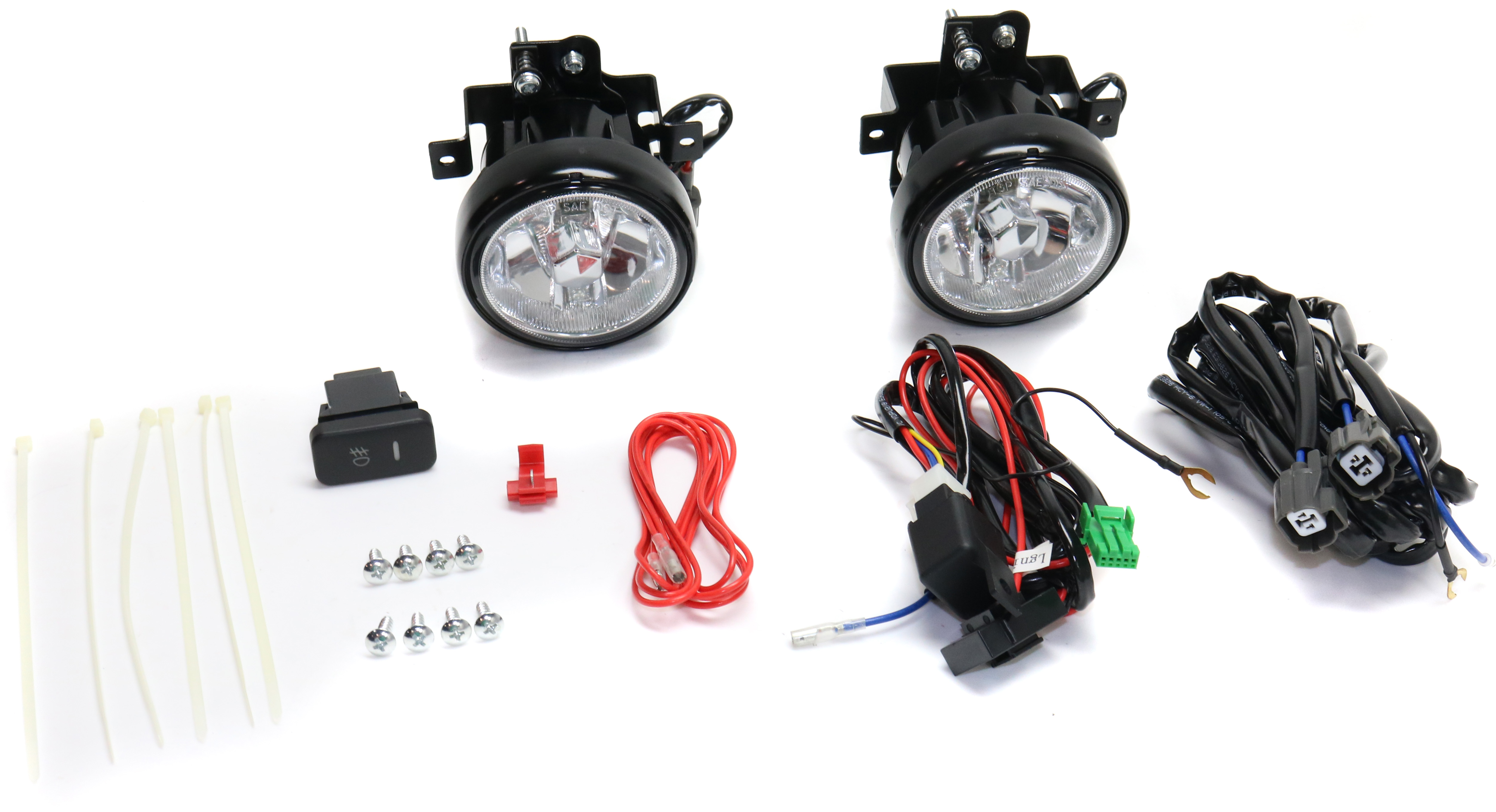 Replacement STYHD0306FL1 Fog Light Compatible with 2003-2006 Honda Element Front, Left Driver and Right Passenger With bulb(s)