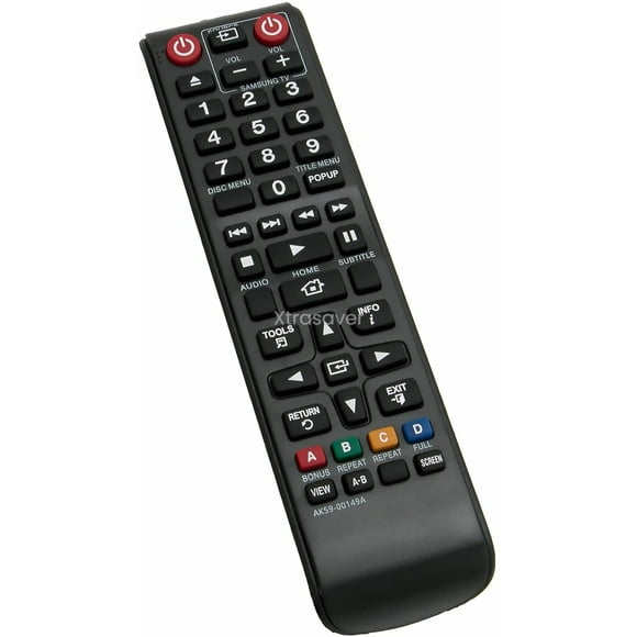 Replacement Samsung AK59-00149A Remote Control for Samsung DVD BD Blu-Ray Disc Player sub BDF5100/ZA BD-ES5300 BD-FM51 BD-FM57C BD-H5100 BD-H5900 BD-HM51 BD-HM59 BD-J5100 BD-J5700 BD-J5900