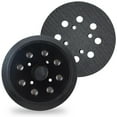 thumbnail image 1 of Replacement Sander Pads 5 Inch 8 Hole Hook and Loop Replacement Pads 2 PCS Orbital Sander Replacement Pads 5” Random Orbit Sanders Replacement Backing Sanding Pad, 1 of 5