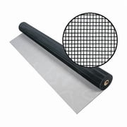Replacement Screen, Aluminum, 60 in W, 50 ft L, 0.011 in Wire Dia, Charcoal 3001020