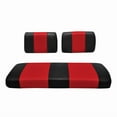 thumbnail image 1 of Replacement Seat Cover For Club Car Carry Golf Cart (Black & Red), 1 of 2