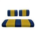 thumbnail image 1 of Replacement Seat Cover For Club Car Carry Golf Cart (Blue & Gold), 1 of 2