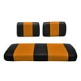thumbnail image 1 of Replacement Seat Cover For Club Car DS Pre-2000 Golf Cart (Black & Orange), 1 of 3