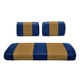 thumbnail image 1 of Replacement Seat Cover For Club Car DS Pre-2000 Golf Cart (Blue & Tan), 1 of 3