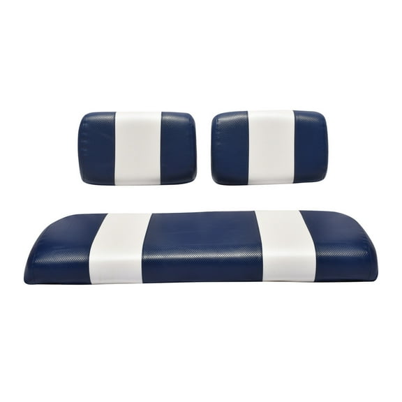 Replacement Seat Cover For Club Car DS Pre-2000 Golf Cart (Blue & White)