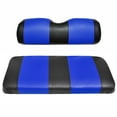 thumbnail image 1 of Replacement Seat Cover For Club Car Precedent Golf Cart (Black & Blue), 1 of 1