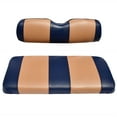 thumbnail image 1 of Replacement Seat Cover For Club Car Precedent Golf Cart (Blue & Tan), 1 of 1