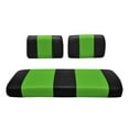 thumbnail image 1 of Replacement Seat Cover For EZGO Marathon Golf Cart (Black & Lime Green), 1 of 3