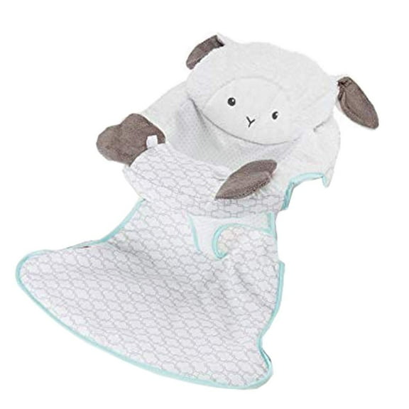 Replacement Seat Pad for Sit-Me-Up Floor Seat - GBL17 Fisher-Price Baby Sit Up Seat ~ Lamb Theme ~ Replacement Seat Cover in Teal and White