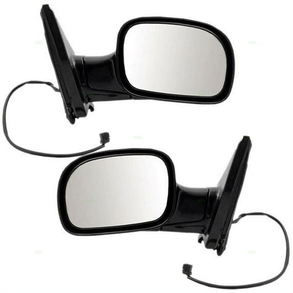 Brock Power Mirror for 2001-2007 Caravan Set 4857877AC 2001-2007 Grand Caravan 2001-2003 Voyager
