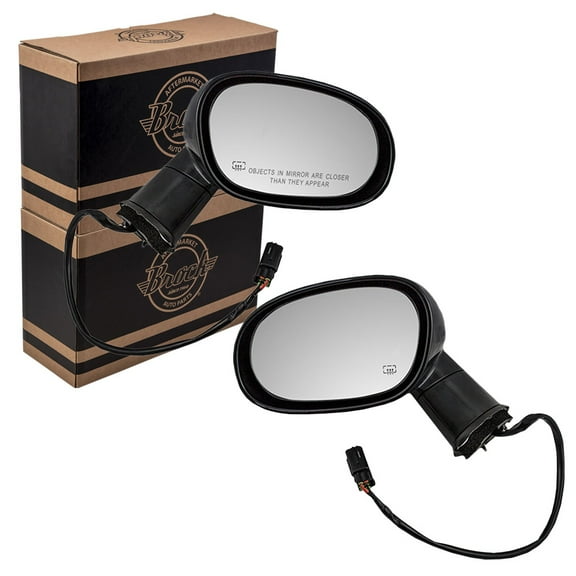 Brock Power Mirror for 2008-2014 Challenger Heated Manual Fold Set 1GE19AXRAE