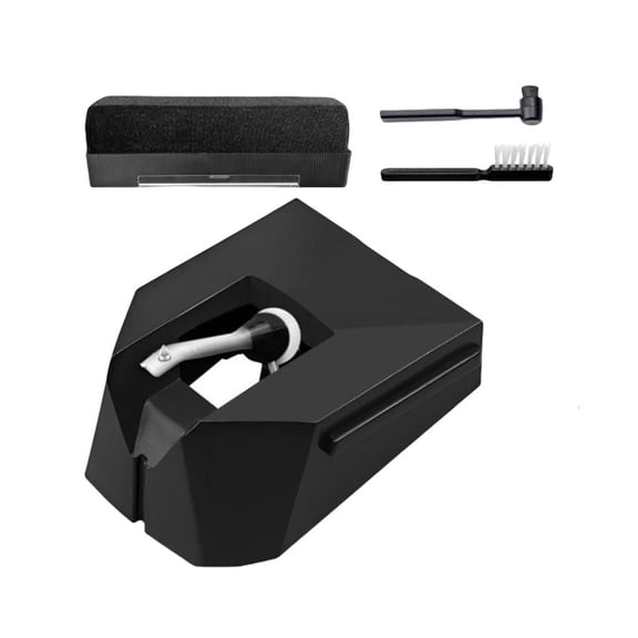Replacement Set with Cleaning Brush Record Player Needle for Record Players