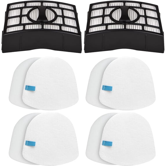 Replacement for Shark Navigator ZU560, ZU561, ZD201, ZU562, ZU572, UV650,ZU560C Filter,Zero-M Lift-Away Speed Upright Vacuum Part XFFK560, XHEPA560,4 Foams and 4 Felt Filters and 2 Filter