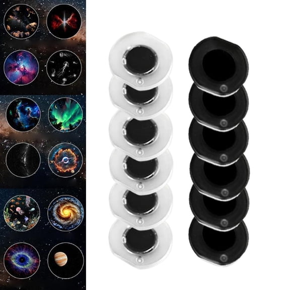 Replacement Sheet of Galaxy Projector Lamp Simulation Galaxy Night Light, Anti-Reflective Wide Angle Cosmic Atmosphere Light for Bedroom Party Home Decor