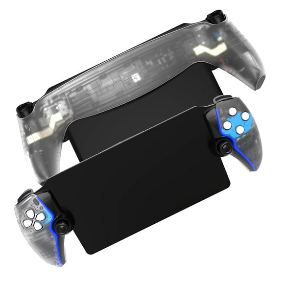 Replacement Shell Plate for PS Portal Uberwith Front Cover & Back Plates Custom Full Housing Case Cover DIY Handheld Console Faceplate ABS Transparent