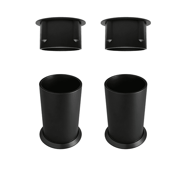 Replacement Shelving Feet & Shelf Caps for HDX Heavy Duty Storage Shelves 18/24 Inch, Rack Leg Caps and Bottom Feet for Stable Support, Garage Warehouse Storage Repair Parts, Two Pairs