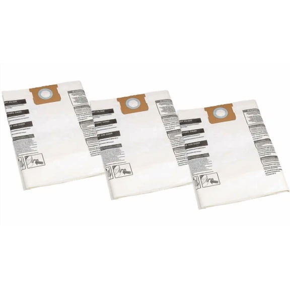 Replacement Shop-Vac 9066300, Type G, 15-22-Gallon Bag, 90663 90663-00 3 Pack