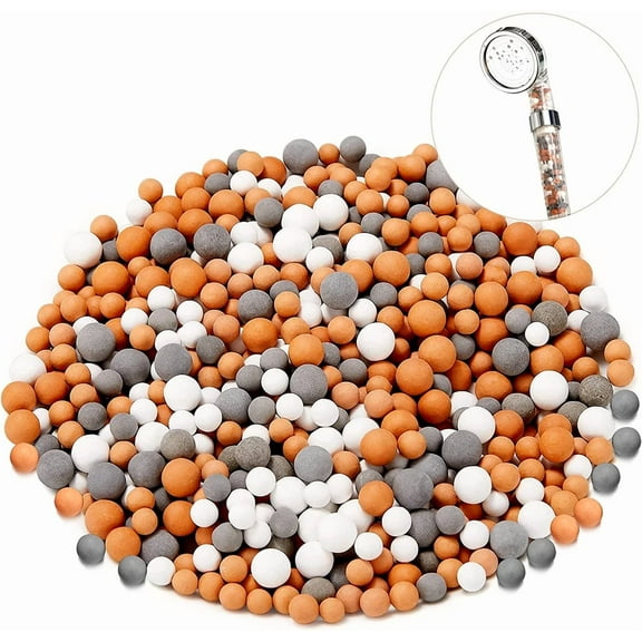 Replacement Shower Filter Beads Anion Mineral Balls Purifying Stones For Purifyi