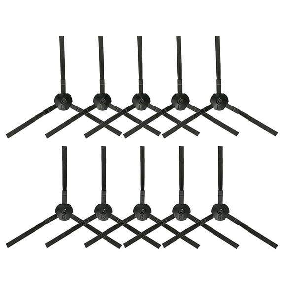 Replacement Side Brush For ILIFE Robot Vacuum Cleaner - For V9 V9 Pro/ G9 G9 Pro A12 Pro Models, Plastic + Nylon Bristles(10 /PACK)