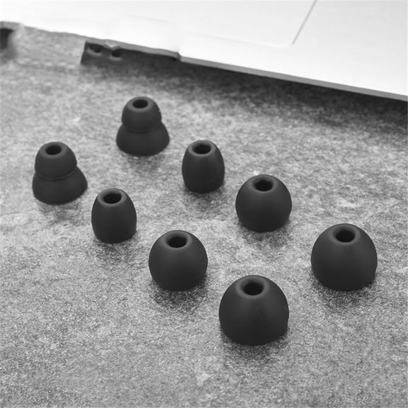 4 Pairs Powerbeats Pro Ear Tips Buds, Noise Reduce Silicone Earbuds Eartips compatible with Beats BeatsX/Powerbeats Pro Earphones Tips Anti-Slip Avoid Falling Off