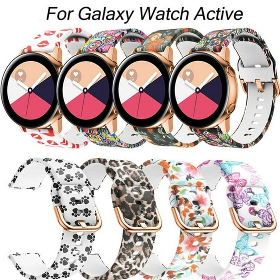 Replacement Silicone Wrist Bands Strap For Samsung Galaxy Watch Active Replacement Soft Silicone Sport Wrist Band Strap