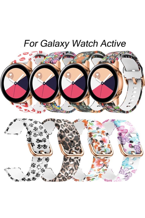 Replacement Silicone Wrist Bands Strap For Samsung Galaxy Watch Active Replacement Soft Silicone Sport Wrist Band Strap