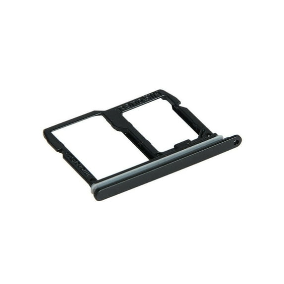 Replacement Sim Card + MicroSD Tray Compatible With LG Q Stylo+ Plus / LG Q Stylo 4 - Black