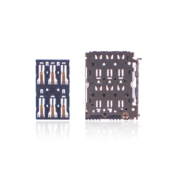 Replacement Sim Card Reader Compatible For Motorola Edge 30 (2022) (REV 02) (2 Piece Set)