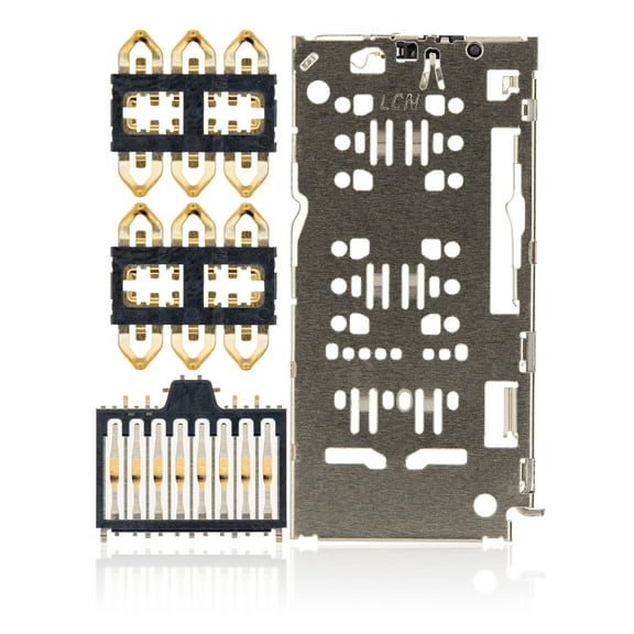 Replacement Sim Card Reader Compatible For Samsung Galaxy A10 (A105 / 2019) / A20 (A205 / 2019) / A30 (A305 / 2019) / A50 (A505 / 2019) / A51 (A515 / 2019) / A70 (A705 / 2019) / A9 A920