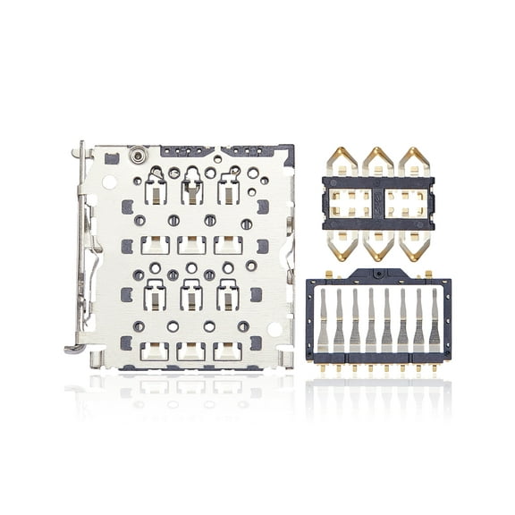 Replacement Sim Card Reader Compatible For Xiaomi Redmi Note 11 Pro (3 Piece Set)