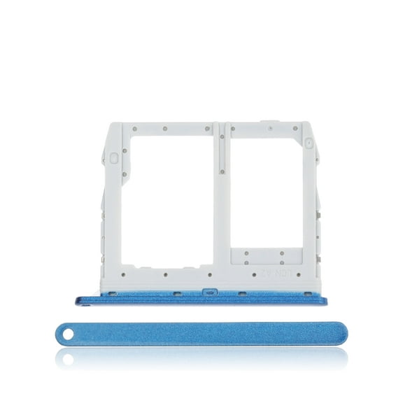 Replacement Sim Card + SD Card Tray Compatible For LG Q60 / K50 (2019 / X52) / K40S (2019 / X430) (Moroccan Blue)