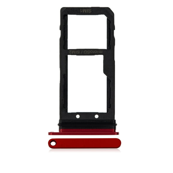 Replacement Sim Card Tray Compatible For HTC U11 Plus (Red)