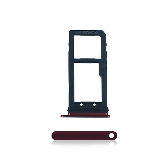 Replacement Sim Card Tray Compatible For HTC U12 Plus (Flame Red)