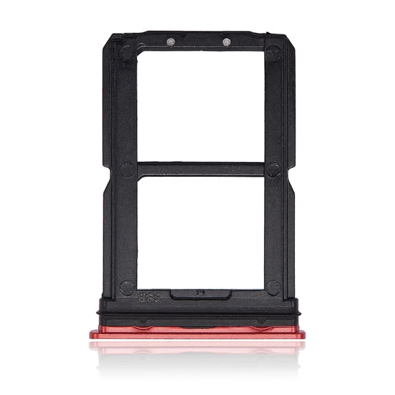 Replacement Sim Card Tray Compatible For OnePlus 6 (A6000 / A6003) (Amber Red)