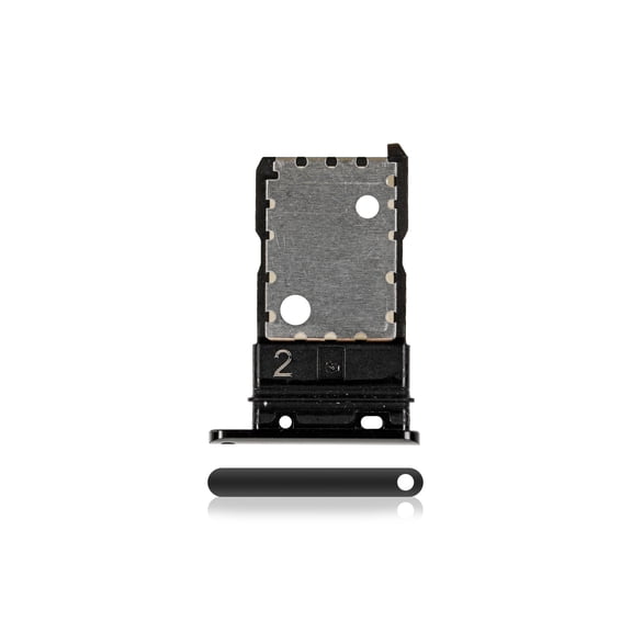 Replacement Sim Card Tray Compatible With Google Pixel 3 (Genuine OEM) (Just Black)