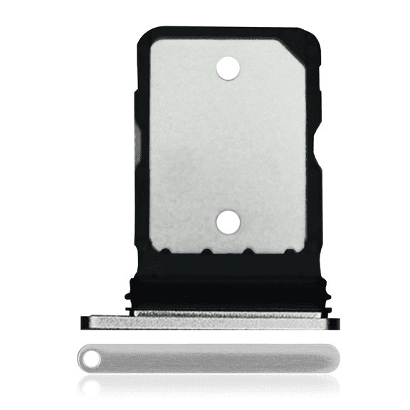 Replacement Sim Card Tray Compatible With Google Pixel 8a (Genuine OEM) (Light Porcelain)