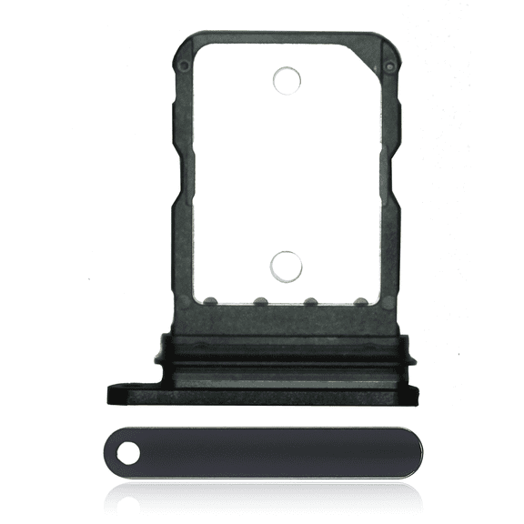 Replacement Sim Tray Compatible For Google Pixel 8 (Genuine OEM) (Obsidian)