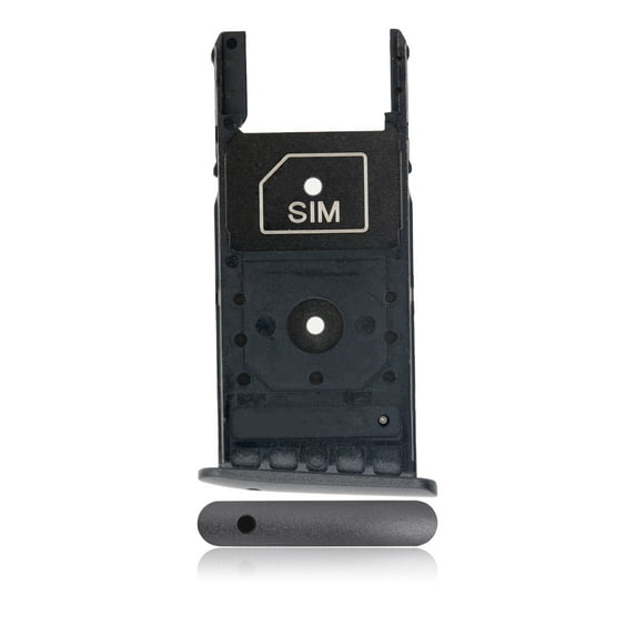 Replacement Sim Tray Compatible For Motorola Moto G5 Plus (XT1687 / 2017) (Black)