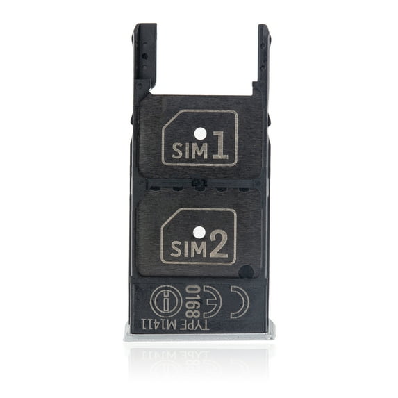 Replacement Sim Tray Compatible For Motorola Moto X Style (XT1572 / 2015) (Silver)