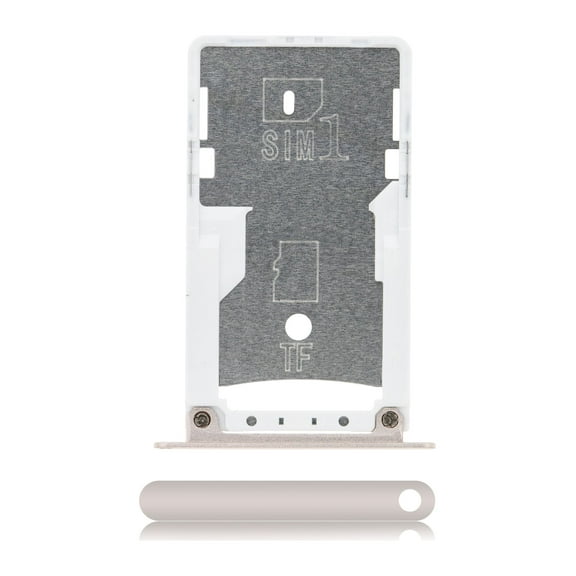 Replacement Sim Tray Compatible For Xiaomi Redmi Note 4X (Champagne Gold)