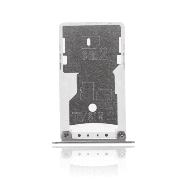 Replacement Sim Tray Compatible For Xiaomi Redmi Note 4X (Platinum Silver)