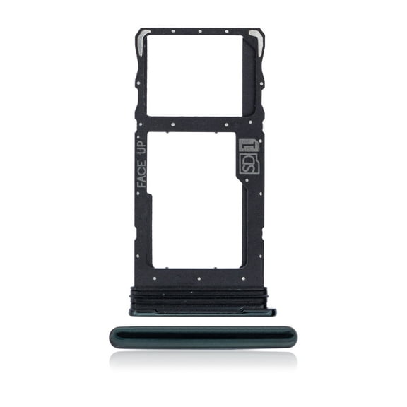 Replacement Single Sim Card Tray Compatible For Motorola Moto G Stylus 5G (XT2131 / 2021) (Cosmic Emerald)