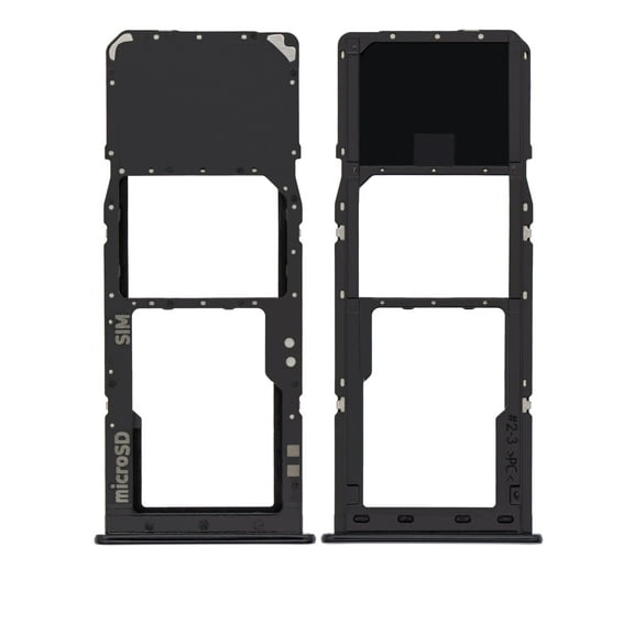 Replacement Single Sim Card Tray Compatible For Samsung Galaxy A30S (A307 / 2019) (Black)