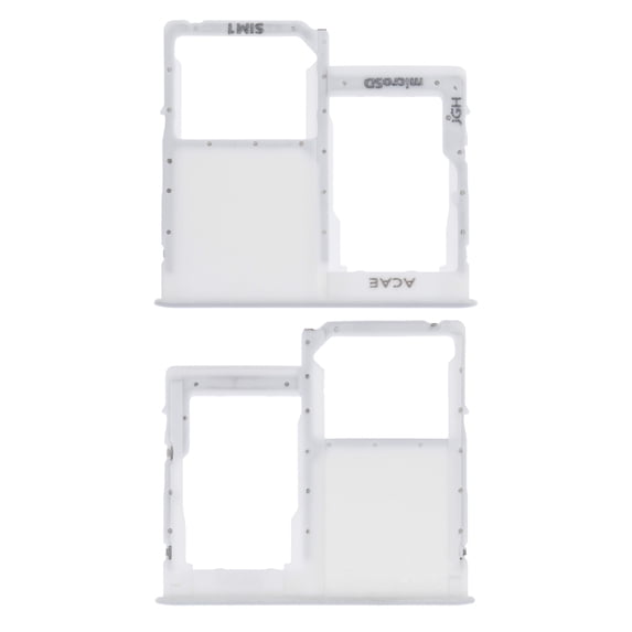Replacement Single Sim Card Tray Compatible For Samsung Galaxy A41 (A415 / 2020) (Prism Crush Silver)