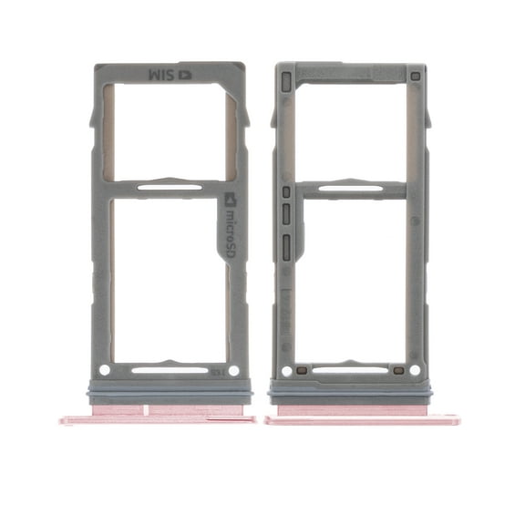 Replacement Single Sim Card Tray Compatible For Samsung Galaxy S10 / S10 Plus / S10E (Flamingo Pink)