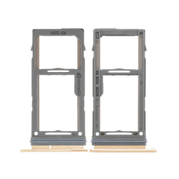 Replacement Single Sim Card Tray Compatible For Samsung Galaxy S10 / S10 Plus / S10E (Gold)