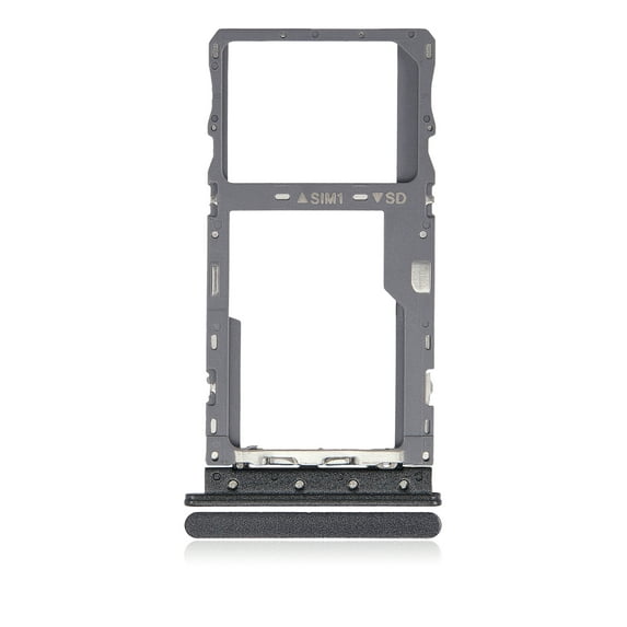 Replacement Single Sim Card Tray Compatible For T-Mobile Revvl 4 Plus (5062 / 2020) (Steel Gray)